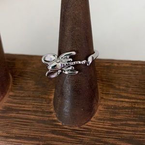 3/$10 NEW elephant ring silver tone
